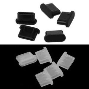Type-C Dust Plug USB Protector Charging Port Cover Smart Silicone for 10X Phone - Picture 1 of 10