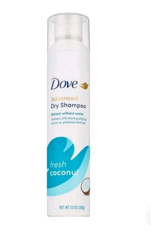 Champú seco avanzado Dove, coco fresco, 7,3 OZ Foto 1 de 1