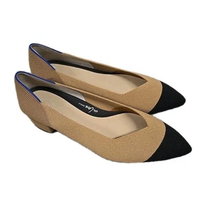 Zapatos de tacón Rothy’s The High Point Wren negro camel para mujer talla 10,5  - Imagen 1 de 8