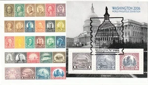 U. S. FDC Scott #4075  Washington World Philatelic Exhibit  $1, $2, & $5 Sheet - Picture 1 of 2