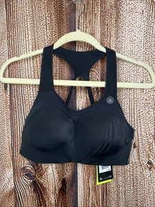 Nuevo con etiquetas Sujetador deportivo Nike Pro Alpha Dri-FIT soporte alto negro AO8982-010 mediano aire acondicionado - Imagen 1 de 5