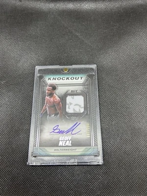 2024 Topps UFC Knockout - Autograph Relic Geoff Neal #KAR-GNL Silver /199 - Image 1 of 4