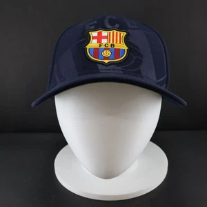 FCB Barcelona Football Club Soccer Adjustable Hat, L/XL - Picture 1 of 5