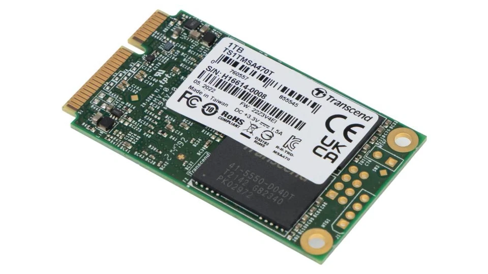 Brand New!Transcend 1TB Hard Drive mSATA SSD TS1TMSA470T SATA III 6Gb/s-Fast Pst