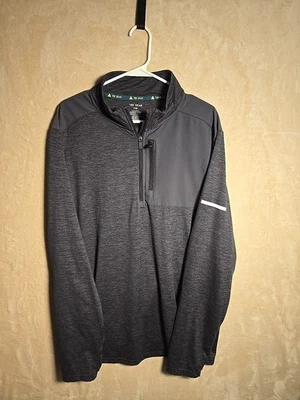 Pullover Tek Gear 1/4 Cremallera Hombre 2XB Grande y Alto Gris Perf. Athletic Stretch 111 Foto 1 de 4