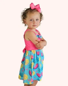 Pineapple Party Dress Pete And Lucy Girls Size 4T Fun & Most Beautiful Outfit - Picture 1 of 5