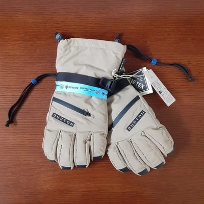 Burton Mens Large Snowboard Ski Gore-tex Gloves Beige New - Image 1 of 4