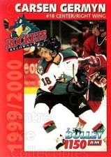 1999-00 Kelowna Rockets #7 Carsen Germyn