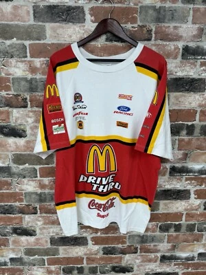 Camisa vintage Nascar Bill Elliot McDonald’s AOP 1997 Pit Crew XXL doble cara Foto 1 de 4