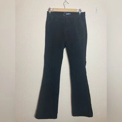 Old Navy black corduroy flare mid rise pants size 4 Regular - Image 1 of 4