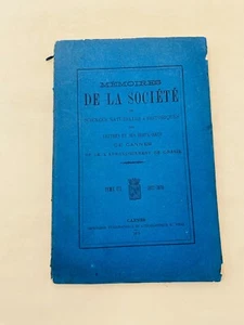 Mémoires de la Société des sciences naturelles & historiques - 1878 - Foto 1 di 10