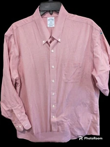 Brooks Brothers REGENT Fit Hombre Abotonado 1818 XL Cuadros 16.5/2/3 - Imagen 1 de 3