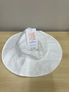 Carter’s Just One You Baby Girls’ Eyelet Swim Hat Size: 12-18 Months, NWT! - Picture 1 of 4