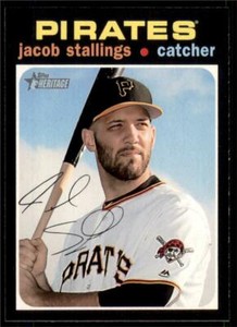 2020 Topps Heritage Base #221 Jacob Stallings - Pittsburgh Pirates
