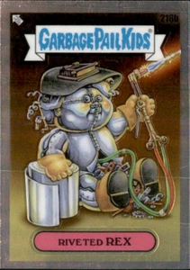 2022 Topps Chrome Series 5 GPK Garbage Pail Kids - RIVETED Rex #216b - Picture 1 of 2
