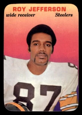 1970 Topps Super Glossy Football #17 Roy Jefferson NM/MT - Image 1 of 2