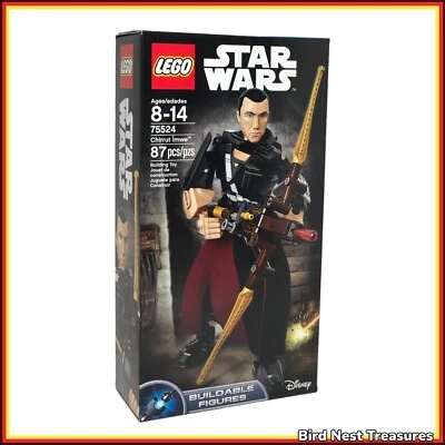 LEGO Star Wars 75524 CHIRRUT IMWE 9” Buildable Figure, 2016—NEW, Factory Sealed - Image 1 of 4