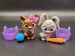 Barbie Pets Cat Rabbit Yarn Carrot Basket Figures - Picture 1 of 15
