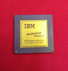 IBM 6x86MX-PR200 6x86MX Processor CPU Chip Socket 7 ✅ Rare Vintage COLLECTIBLE - Picture 1 of 2