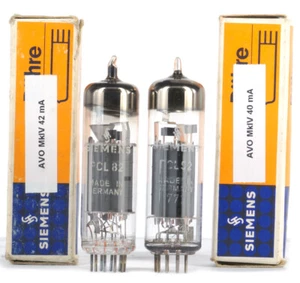 MATCHED PAIR PCL82 SIEMENS NOS GERMANY Tube Lampe Röhre Valvola Valve 真空管 电子管 - Picture 1 of 1