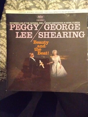 PEGGY LEE WITH GEORGE SHEARING "BEAUTY AND THE BEAT!" VINYL LP 1959 - Image 1 of 4