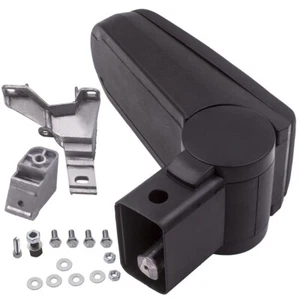 Center Storage Box Armrest for VW Golf Jetta MK4 Passat B5 1998-2004 Black - Picture 1 of 9