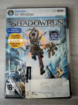 SHADOWRUN PC DVD-ROM GAME FACTORY SEALED VINTAGE RARE RETRO GAMING COLLECTORS - Image 1 of 2
