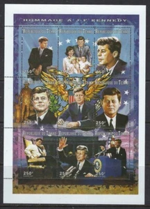 Chad 712J MNH 1997 John F Kennedy sheet of 9 (ap6768) - Picture 1 of 1