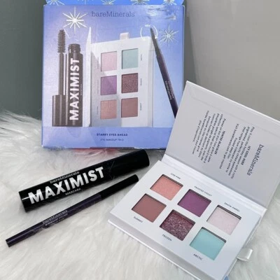 New bareMinerals Starry Eyes Ahead Eye makeup Palette, Eyeliner & Mascara Trio - Image 1 of 4