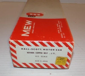 HO BRASS MEW HALL-SCOTT MOTOR CAR NEVADA COPPER BELT #21 Box Only - Picture 1 of 9