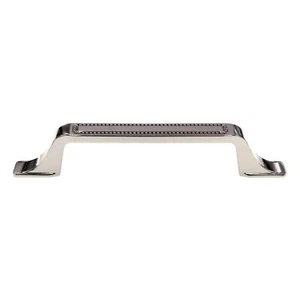 Amerock Carolyne Beaded Cabinet Pull 5" (128mm) Ctr Polished Nickel BP36585PN - Picture 1 of 3