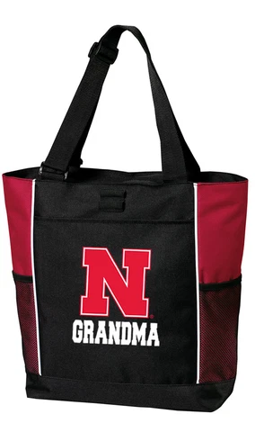 University of Nebraska Grandma Tote Bag Nebraska Huskers Grandma for BEACH SHOPP Cover