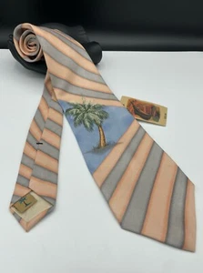 Tommy Bahama Men's All Silk Tie ~ Pastel ~ Island ~ Made in the USA ~ MSRP: $55. - Picture 1 of 5