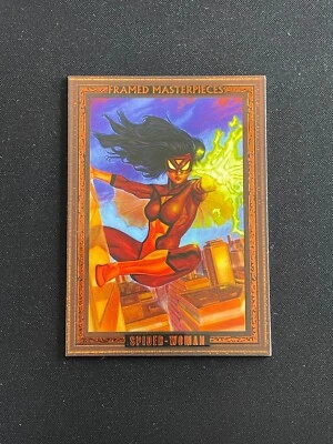 Spider-Woman 2024 Marvel SkyBox Nahuel Grego Framed Masterpieces 63/99 - Image 1 of 2