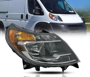 For Ram 2014-2022 ProMaster Right / Passenger Side Headlight Headlamp With DRL - Picture 1 of 8