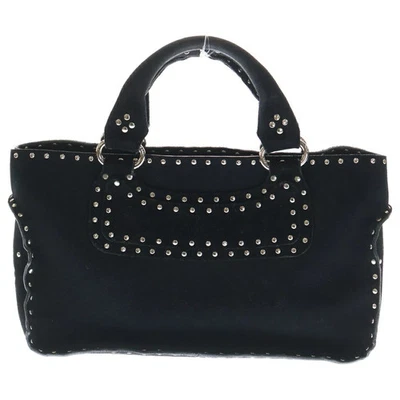 Celine Boogie Bag Black Suede Studded Shoulder Bag Vintage Authentic - Image 1 of 4
