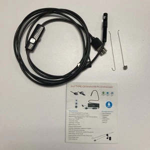 HD 3In1 USB Type C Endoscope Borescope Inspection Camera for Android Phone PC US - Picture 1 of 3
