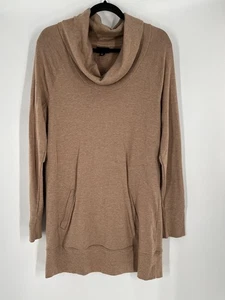 MOSSIMO WOMEN'S BROWN COWL NECK PULLOVER SWEATER SIZE XL SOFT COTTON/MODAL BLEND - Picture 1 of 9