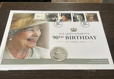 Queen Elizabeth 90th birthday silver  - Image 1 of 2