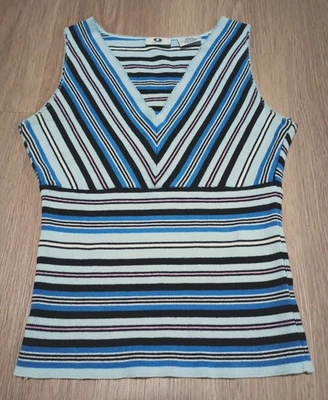 ARIZONA JEAN 100% хлопок трикотажа в полоску шеврон бак свитер Топ mod M - Изображение 1 из 4