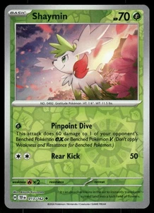 Shaymin 013/162 Uncommon Reverse Holo NM Pokemon SV05: Temporal Forces - Picture 1 of 2