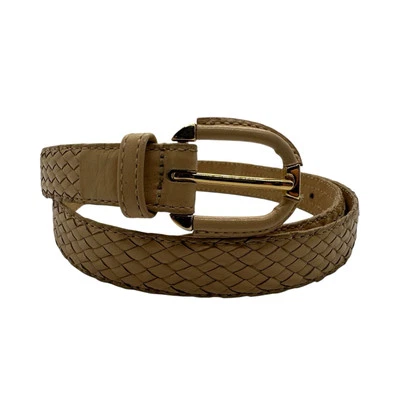 Christian Dior Vintage Classic Aniline Cowhide Size M Leather Belt Brown 10008 - Image 1 of 4