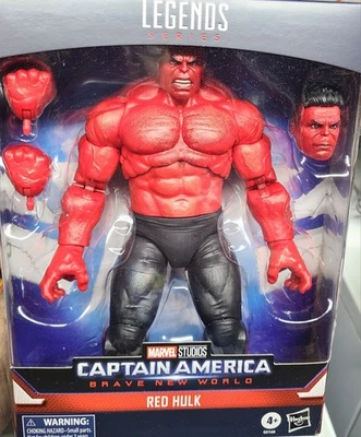 2025 Marvel Studios Legends Brave New World RED HULK 6" Scale Dlx Hasbro Figure - Image 1 of 3