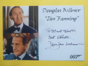 -ke- Douglas Wilmer † 2016 (GB) - Motiv James Bond 007, Autogrammfoto (m.W.) - Bild 1 von 1
