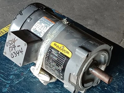 Baldor VM3546T AC Motor, 1hp, 1725rpm, 208-230/460v, 60Hz, 143TC, 3 Phase, TEFC - Image 1 of 4