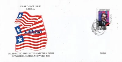 Liberia 1999 Rare FDC Colombia President Andres Pastrana Arango MNH - Image 1 of 2