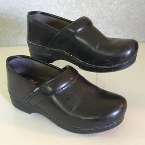 Dansko Pro XP schwarz Leder Clogs 38 7,5 - 8 Komfort Arbeitsschuhe rutschfest - Bild 1 von 9