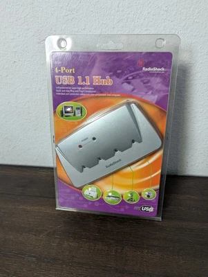 Radio Shack 26-191 4 Port USB 1.1 Hub Expandable (up to 12 devices) 6' Cord NEW  - Image 1 of 2
