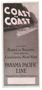 1923 Panama Pacific Line Brochure-Panama Canal-New York-San Francisco-Havana - Picture 1 of 5
