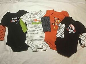 Faded Glory Infant Baby Halloween Creeper - You Pick - My First Halloween NWT